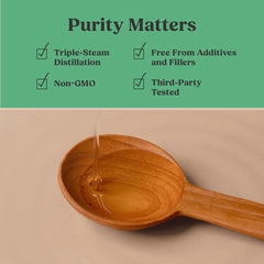 Bulletproof MCT Oil spoon dip demonstrates simple daily dosage.