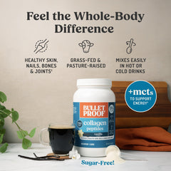 Powder poured into shaker for a smooth vanilla protein drink.