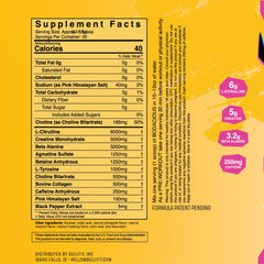 BullFit Pre-Workout Pina Colada being poured into a shaker for fast mix