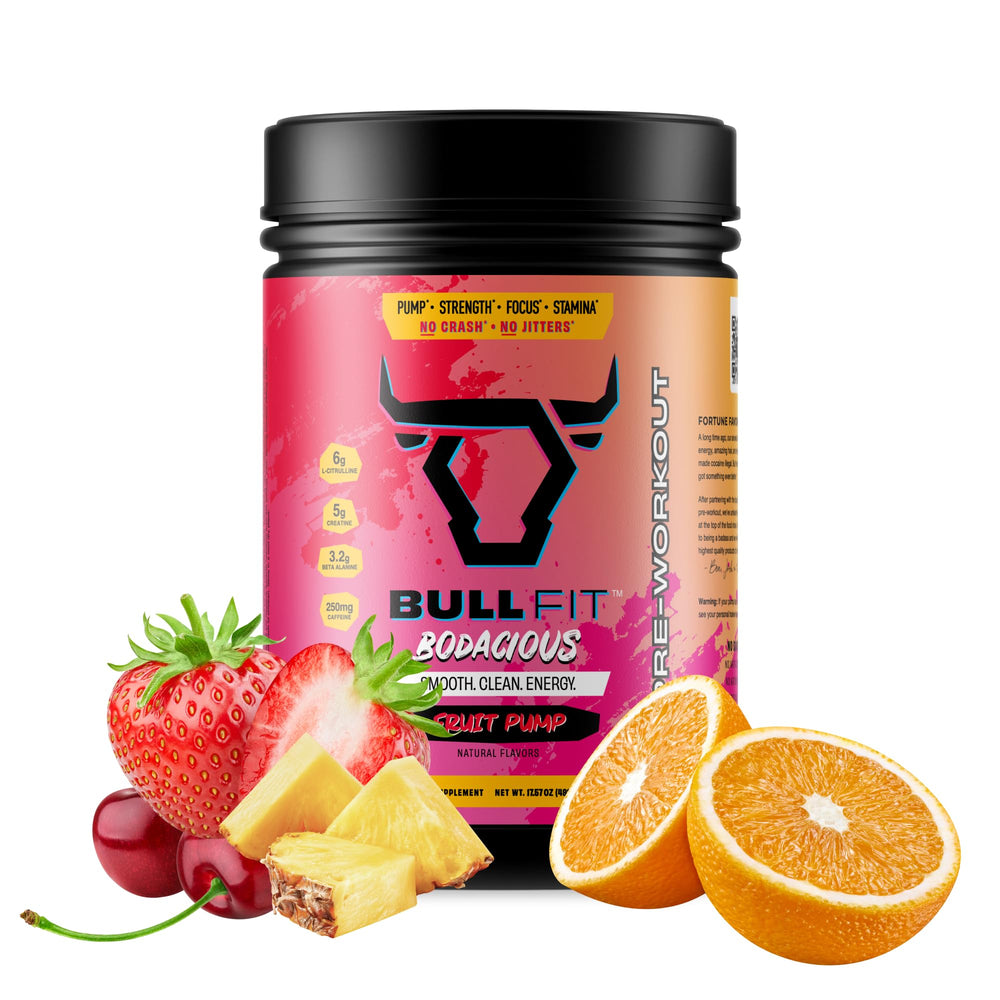BullFit Pre-Workout Pina Colada scoop ready for your strongest session.