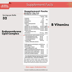 Buried Treasure Added Attention ingredients list highlighting DHA and vitamins for learning
