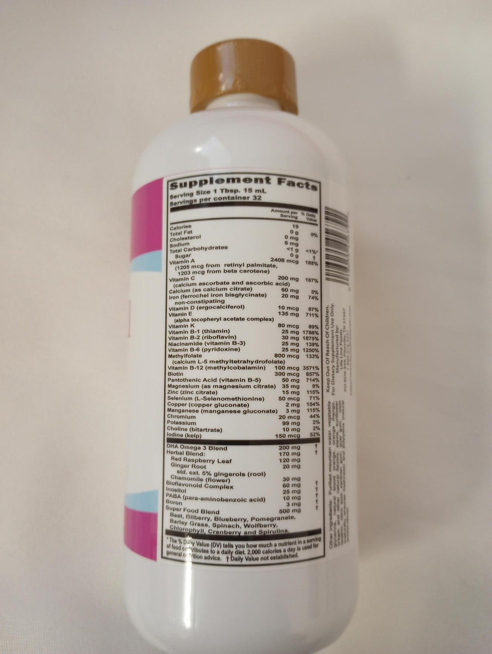Buried Treasure Prenatal Plus DHA Complete gluten-free dairy-free option.