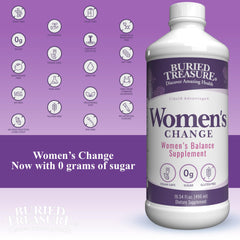 Buried Treasure Women’s Change label detail highlighting natural botanicals