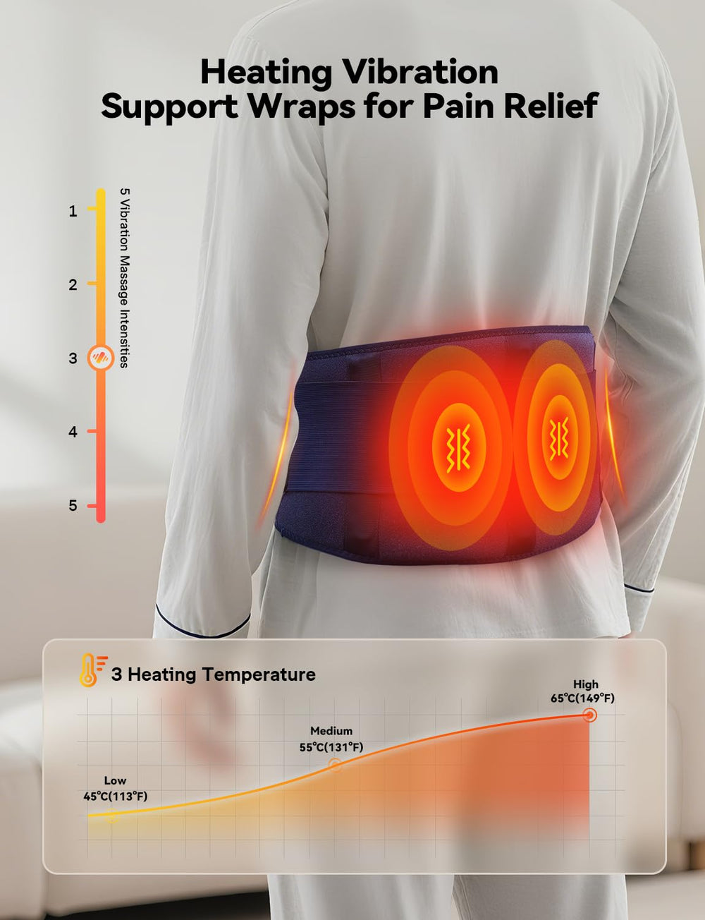 Burrki extension band in use adding length for a snug wrap