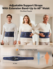 Burrki portable back pad shown in a travel setting for on-the-go relief.