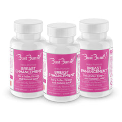 Bust Bunny breast enhancement pills packaging for discreet shipping.