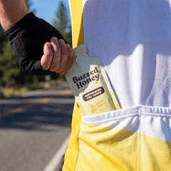 Buzzed Honey Go Packs in action during a trail run or ride