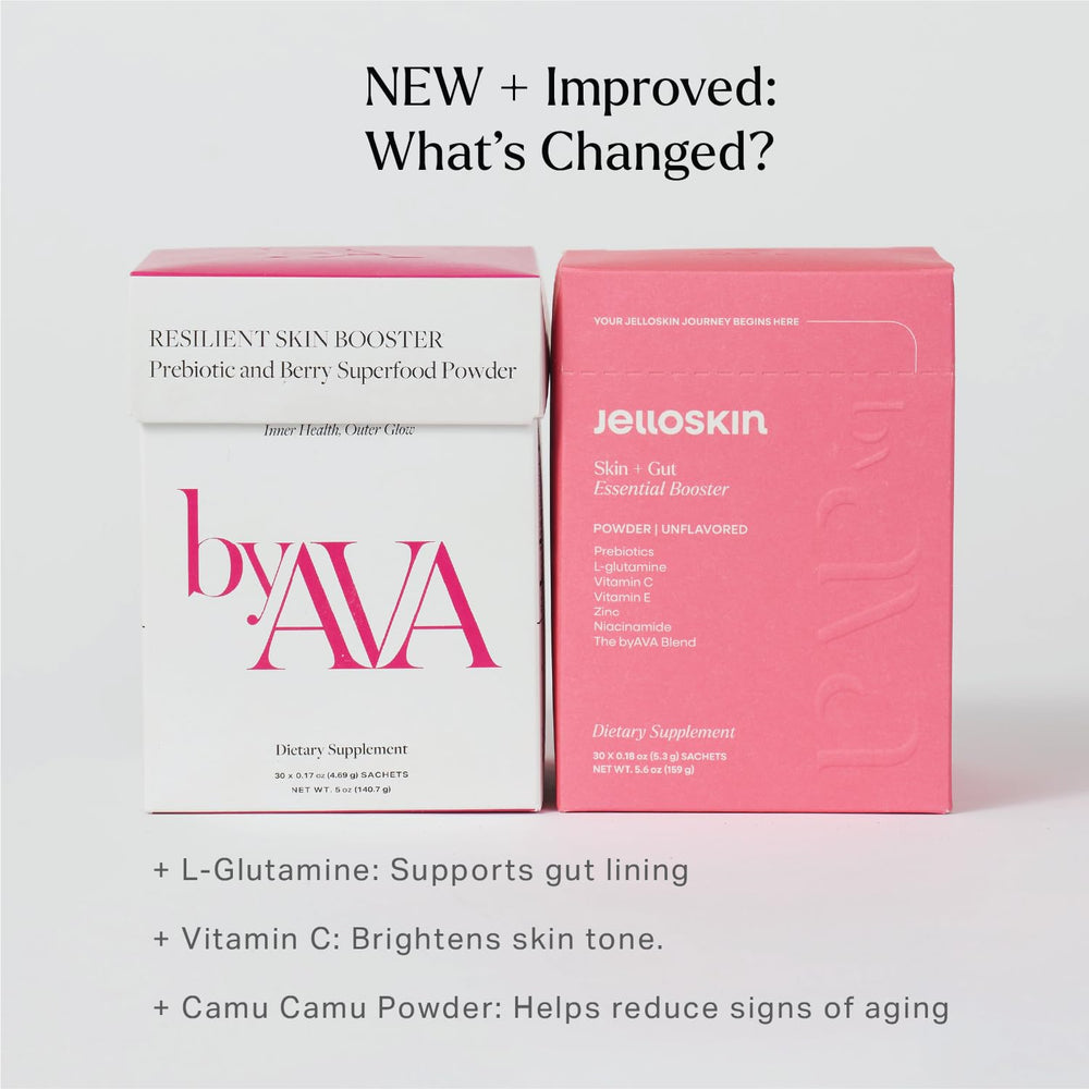 Glass with shake shows appealing texture and potential skin glow benefits.