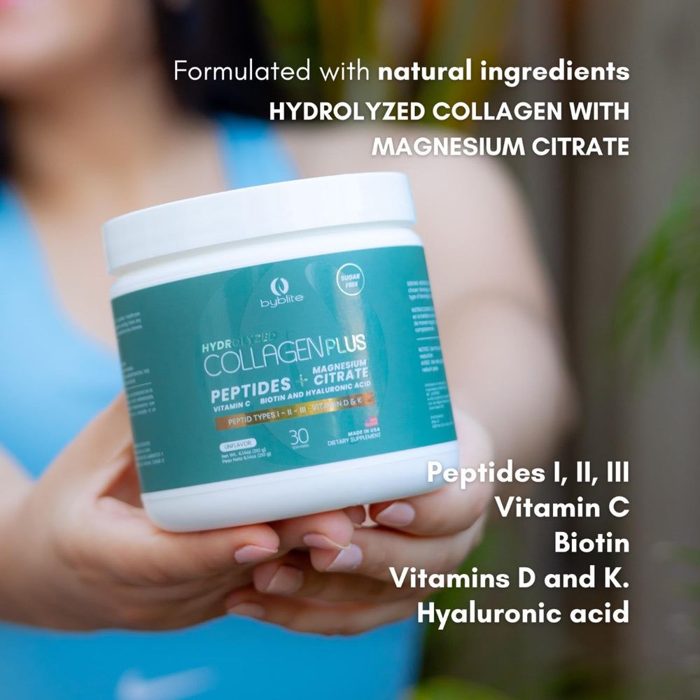 Byblite vitamins C, D, K image promoting daily vitality.