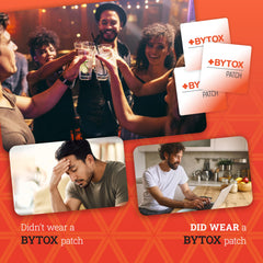 Bytox Recovery Patch on forearm showing thin, discreet adhesion
