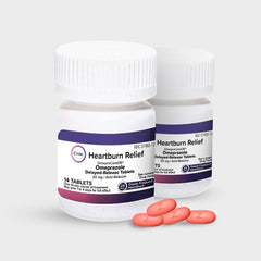 C'rcle Omeprazole 20mg tablets in store display and packaging