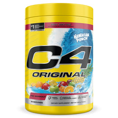 C4 Original Hawaiian Punch bottle energizing workouts for an energy boost