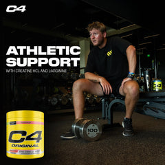 C4 Original L-arginine and citrulline graphic for longer, harder sessions.
