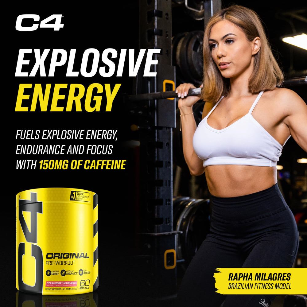 C4 Original creatine-nitrates pump close-up signals enhanced pumps.