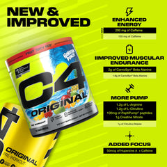 C4 Original L-Citrulline-L-Arginine blend image hints at nitric oxide support