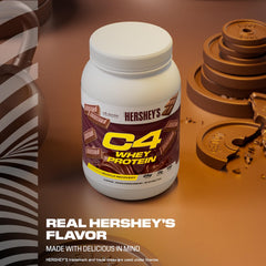 C4 Whey Protein scoop and bottle setup for easy daily use