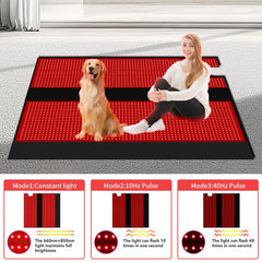 cabpay red light therapy pad focuses on face and neck for targeted care