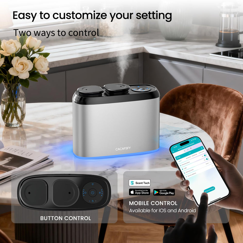 CACAFSFY Waterless diffuser ambient light for hotel like ambiance