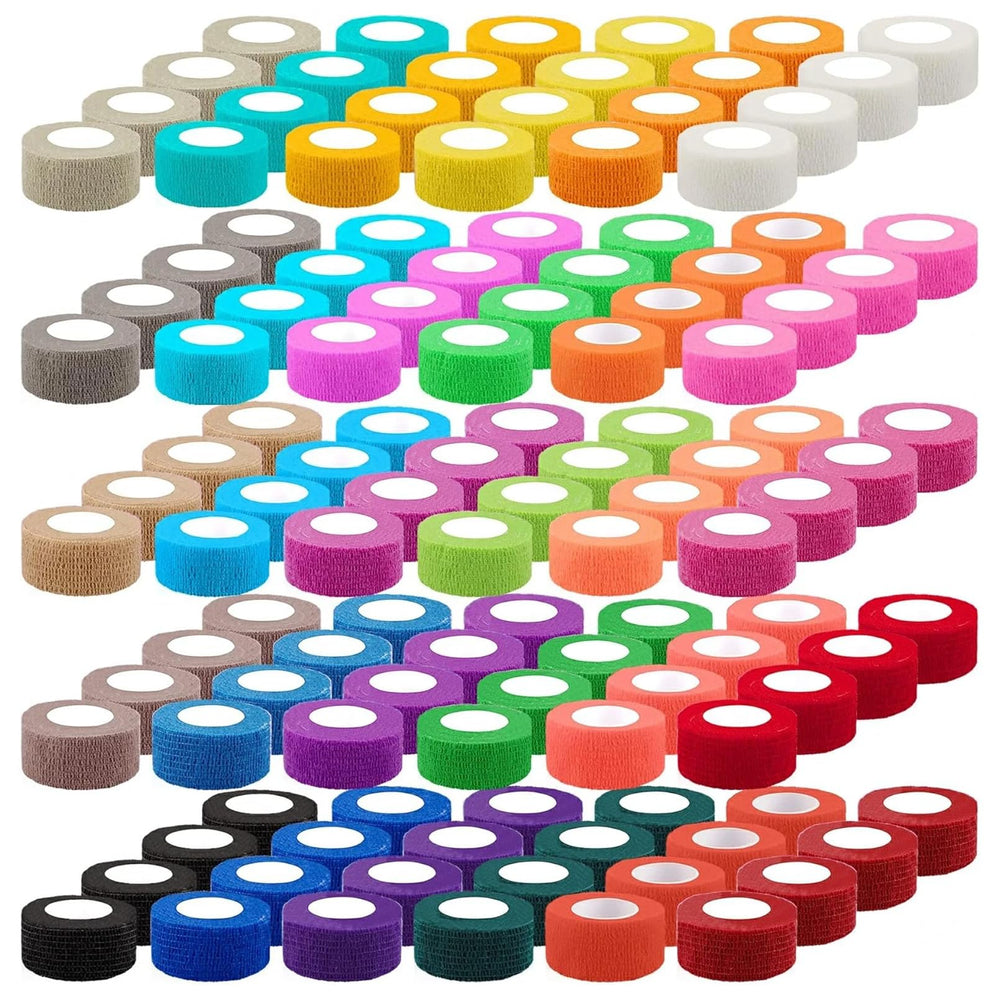 CACASO 120 rolls self adhesive wrap color variety on packaging for versatile use