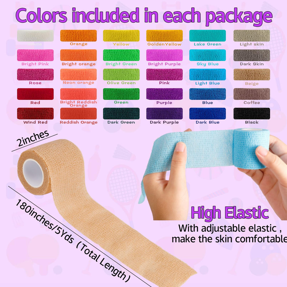 CACASO self-adhesive wrap on skin demonstrates secure, clip-free fit.