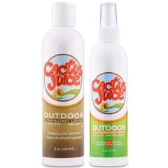 Cactus Juice Jungle Duty Combo-Pack ready for outdoor adventures with orange scent and all-natural formula.