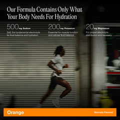 Cadence Core Orange sachets label highlights sodium, potassium, magnesium blend.