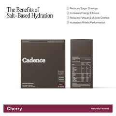 Cadence Recover Sleep Cherry ingredient list highlights natural, caffeine-free sleep support