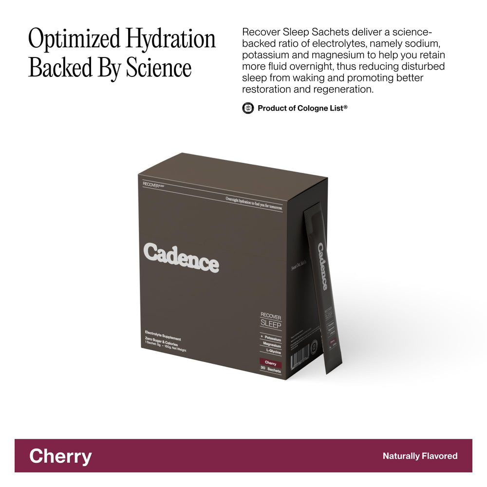 Cadence Recover Sleep Cherry serving sachet ready to mix in water