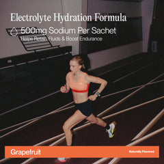 Cadence Race Energy Grapefruit sachets ready for on-the-go hydration