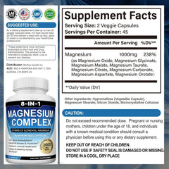 Dose scoop with Caicieter Magnesium Complex for easy daily intake.