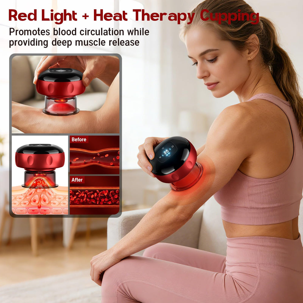 Cakoutanb smart cupping massager with ergonomic handle for comfortable sessions.