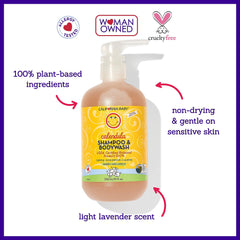 California Baby Calendula Body Wash bottle for gentle daily cleansing.
