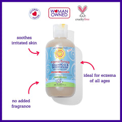 California Baby Eczema Cream applied to arm – easy, non-greasy absorption