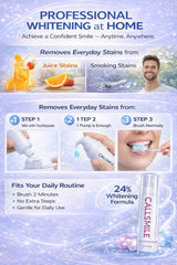 CallsMile Pro gentle formula protects enamel while whitening
