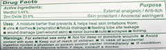 Calmoseptine barrier ointment applied to skin for moisture protection.