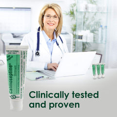 Close-up of Calmoseptine ointment texture for easy application