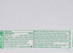 Calmoseptine Ointment 2.5 oz tub close-up shows easy application.