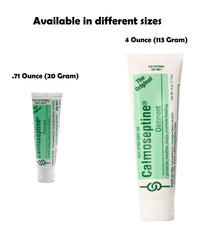 Calmoseptine six-pack packaging illustrates portable skincare solution