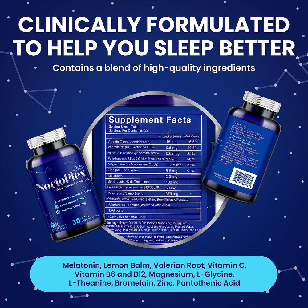CALMPOSURE label and ingredients listing premium, science-backed components