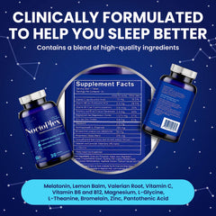 CALMPOSURE label and ingredients listing premium, science-backed components