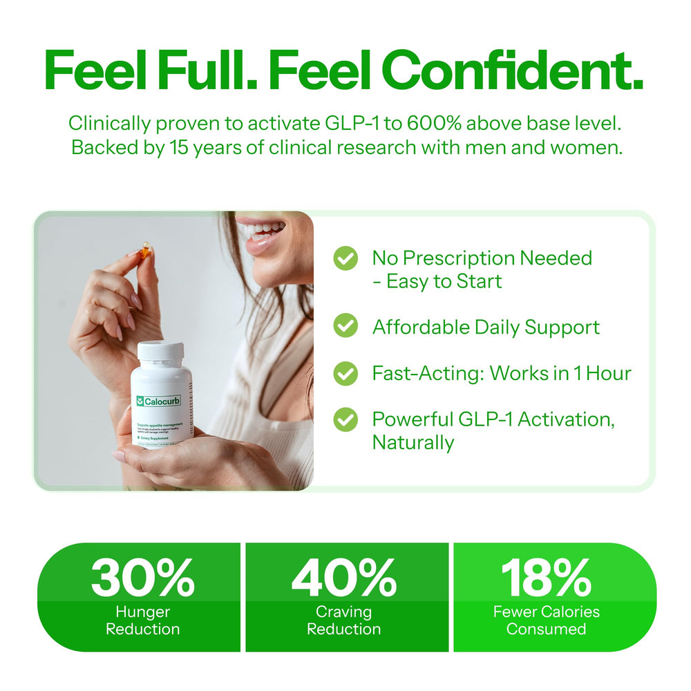 Calocurb-amorasate-extract close-up highlights natural plant-based GLP-1 support.