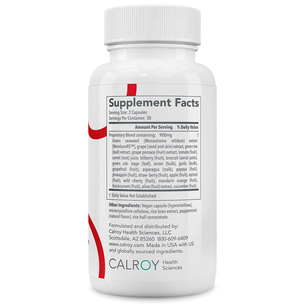 Calroy Arterosil HP Professional capsules pouring into a glass for daily use.