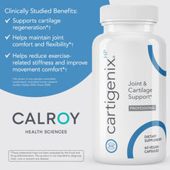 Close-up of Cartigenix HP label showcasing professional-grade joint health.