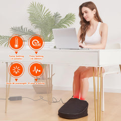 CAMECO heat level control shows three warmth options for personalized comfort.