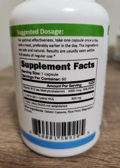 Cankerboy daily supplement label closeup highlighting a vitamin-rich formula for oral comfort