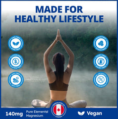 CanPrev Magnesium BisGlycinate Extra Gentle vegan-friendly badge emphasizes plant-based, easy-to-digest magnesium.