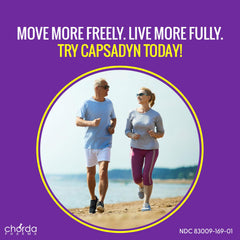Capsadyn USA-made assurance label suggesting quality manufacturing.