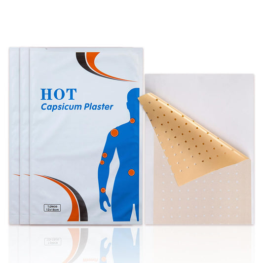 Capsaicin Patches front package view offering natural warming patches for daily use.