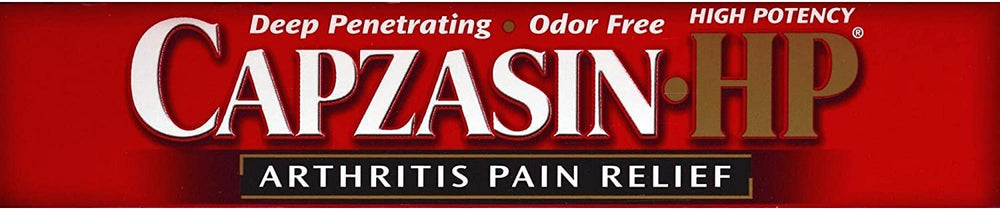 Capzasin HP pack of five boxes highlights cost-effective arthritis relief option