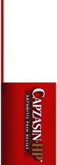 Capzasin HP packaging box showcased for value and pharmacist trusted branding